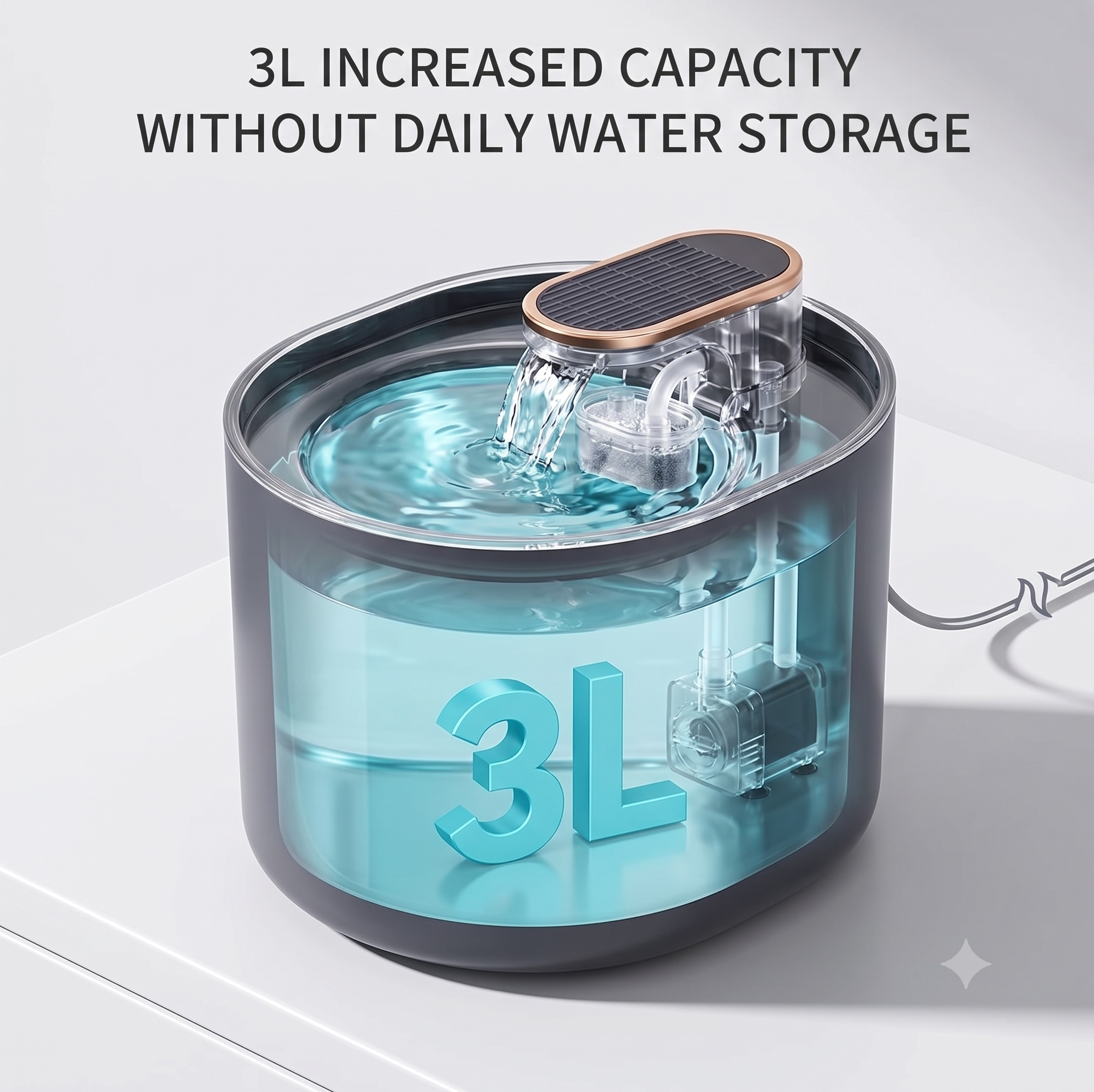PetStream™ Automatic Water Fountain – Quiet 3L Dispenser for Cats & Dogs